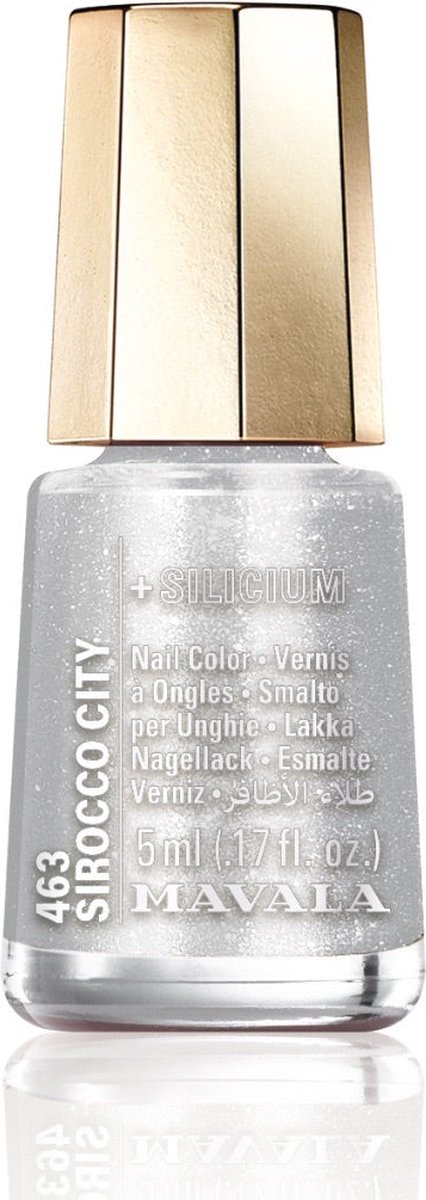 Mavala Mini Color 463 Sirocco City - Nagellak - Metallic zilver - 5 ml