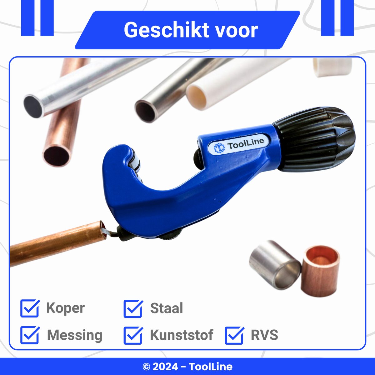ToolLine Pijpsnijder 3-35mm - Met Ontbramer thumbnail 3