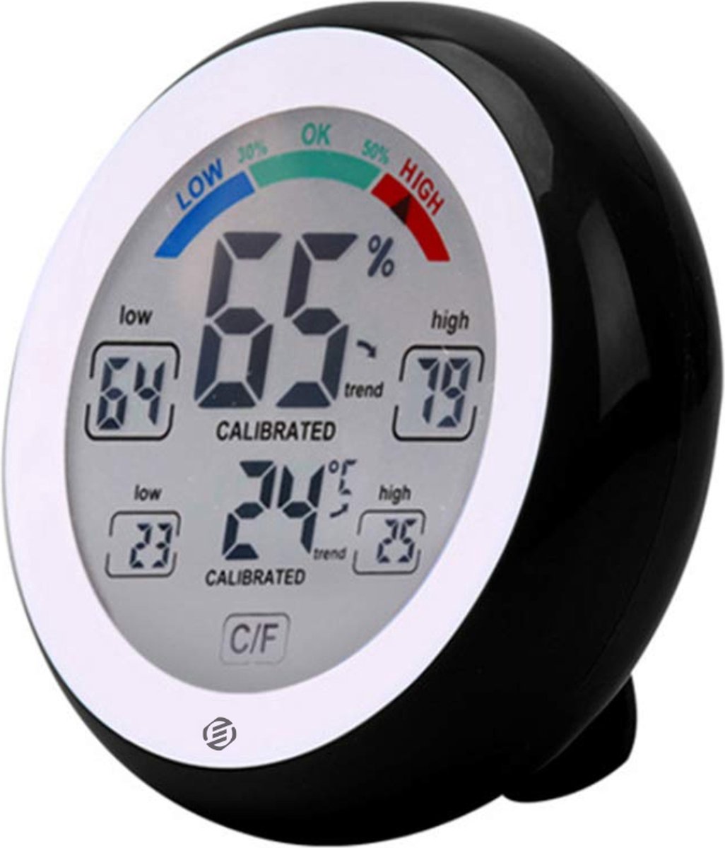 Equivera Huisthermometer - Kamerthermometer - Binnenshuis - Digitale Thermometer - Hygrometer