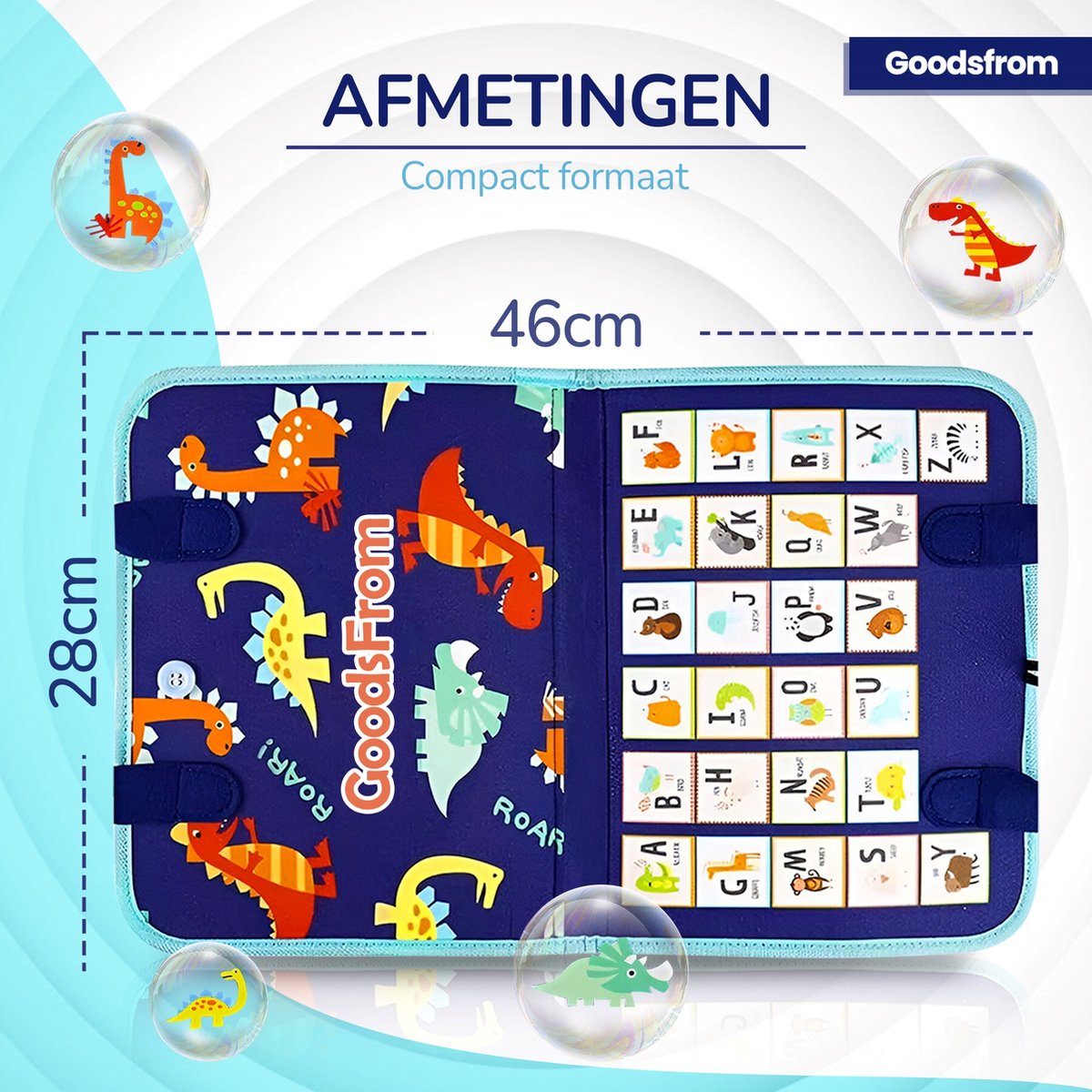 Sensorisch Activiteitenbord – Siliconen, 17x11 Cm, Dubbelzijdig, 20 Elastieken | Montessori Speelgoed Voor Motoriek, Concentratie En Ontspanning, Met Reistas