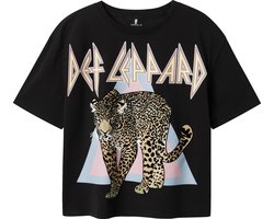 NAME IT - NKFJIKKI DEFLEPPARD SS RLX TOP BOX UNV - Meisjes - T-shirts