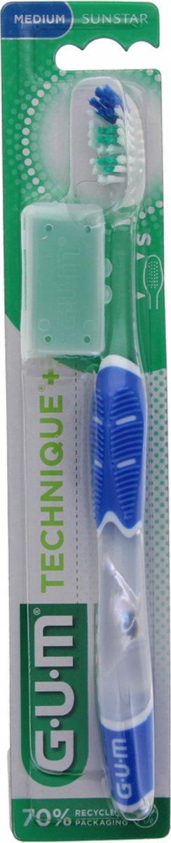 Goedkoopste GUM Technische Tandenborstel 493 (Kleur Blauw