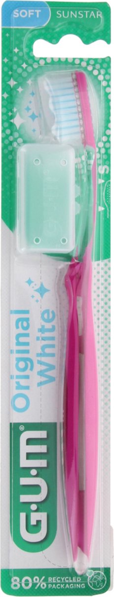 Goedkoopste GUM Originele Witte Zachte Tandenborstel 561 (Kleur Roos