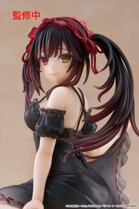 Statue de bureau en PVC Date A Live V , figurine mignonne Kurumi Tokisaki, vêtements de nuit Ver. 13 cm