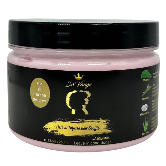 Savange - Herbal infused Hair Souffle - Hair moisturizer leave-in - haarcréme - 250ml