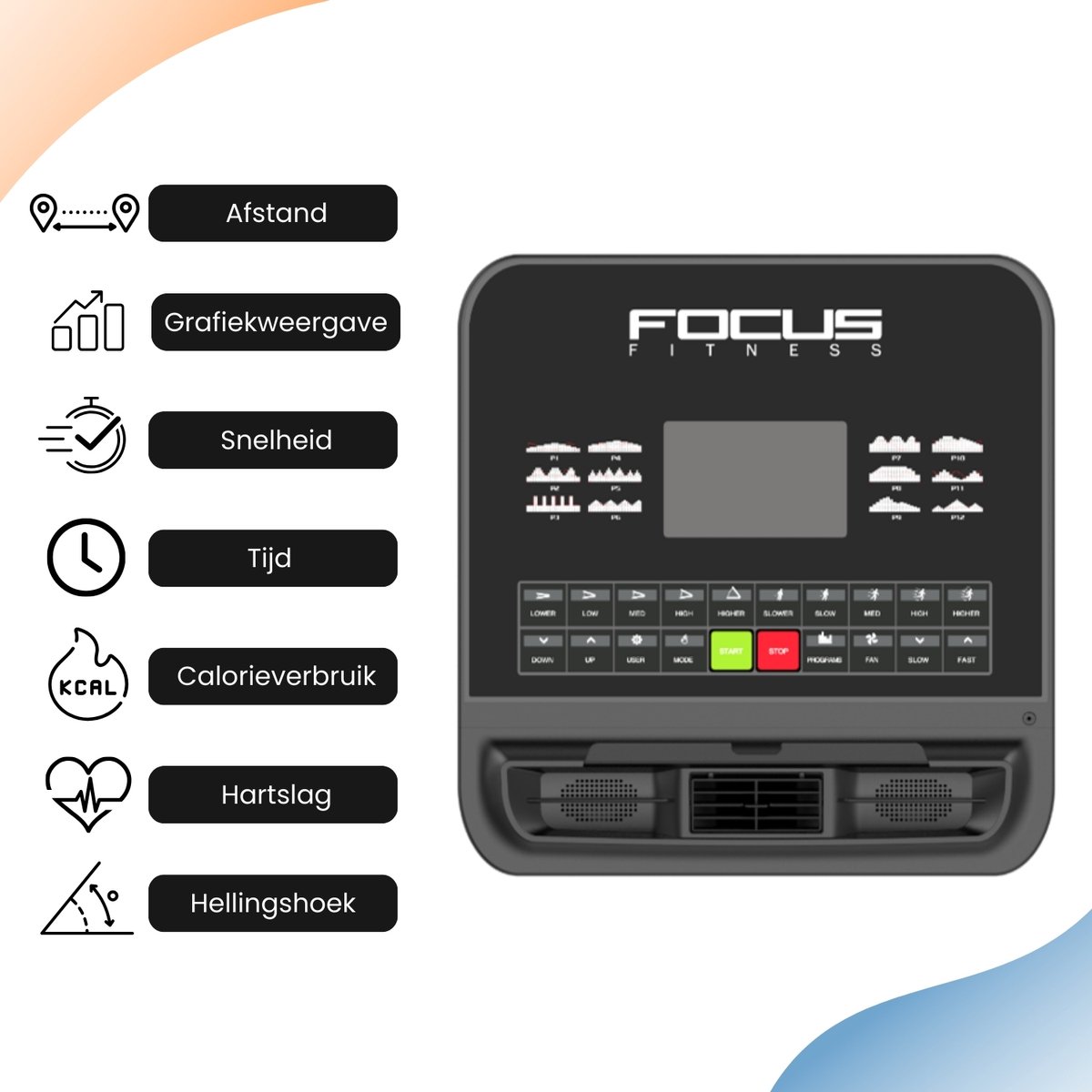 Afbeelding 2 van Focus Fitness - Senator iPlus - Loopband - Incl. Tablethouder en Bluetooth - Inklapbaar - Tot 22 km/u