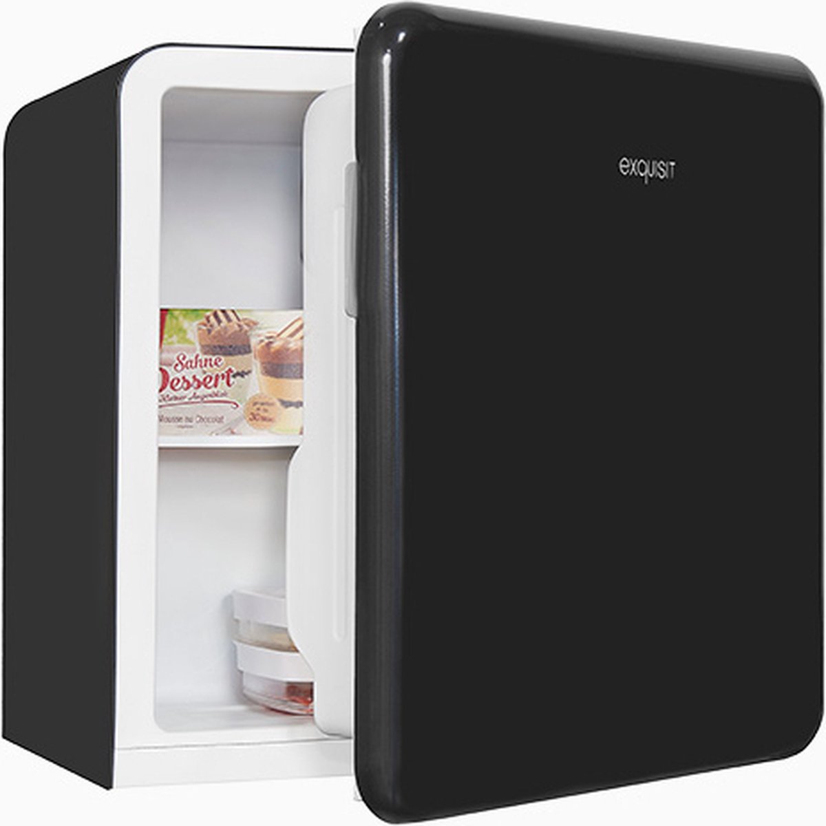 Exquisit CKB45-0-031F - Mini-koelkast - Zwart