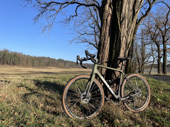 Rinos Sandman 7 Gravel Bike - carbonframe,, GRX 820 24 versnellingen, hydraulische schijfremmen, lichtgewicht, allround fiets voor elk terrein, Zwart Groen 58 van Rinos — afbeelding 5