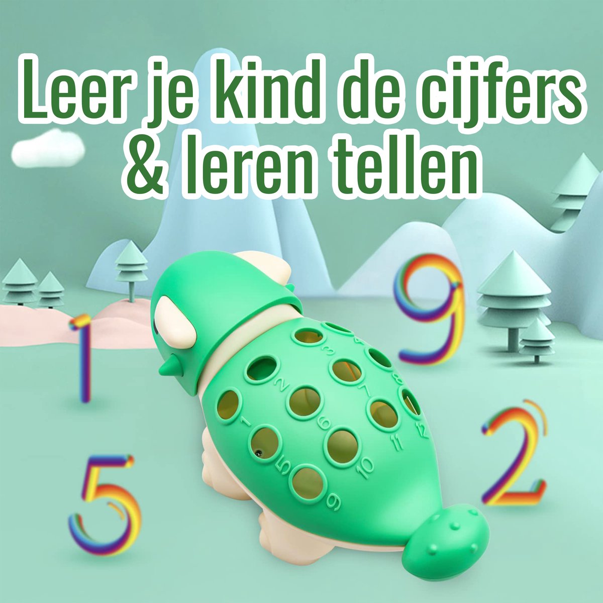 Joyage Dinosaurus Fijne Motoriek kleuters - Sensorisch speelgoed baby 6 maanden 0 jaar - Baby Speelgoed 1 jaar meisjes cadeau - Montessori speelgoed Meisjes speelgoed 2 jaar jongens speelgoed - Kinderspeelgoed Peuter speelgoed 3 jaar Kleuter — afbeelding 3