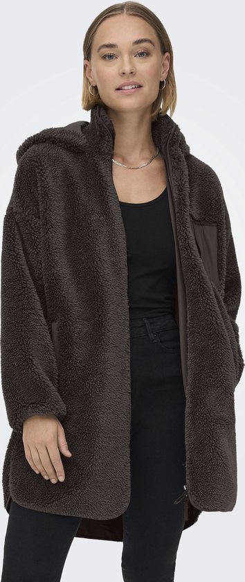 Only Jas Onlsascha Sherpa Jacket Life Otw No 15230461 Chocolate Torte Dames Maat - XS/S