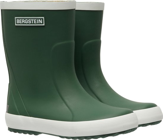 Bottes de pluie pour femmes unisexes pour Junior Bergstein Classic - Vert foncé