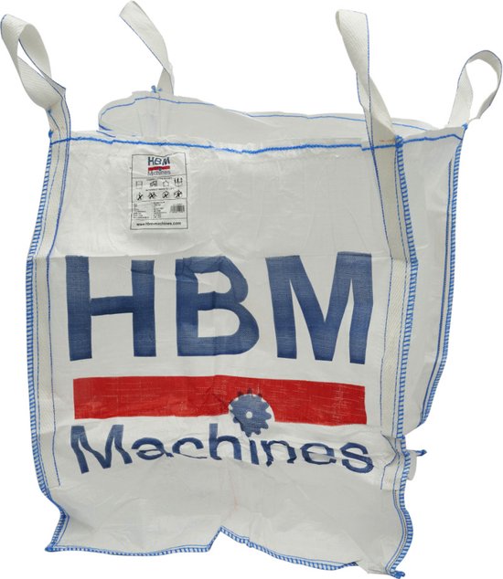 MULTISAC Big Bag (FIBC) 90x90x120 Cm - 1500 Kg - Riciclabile Per Terra, Detriti, Giardinaggio