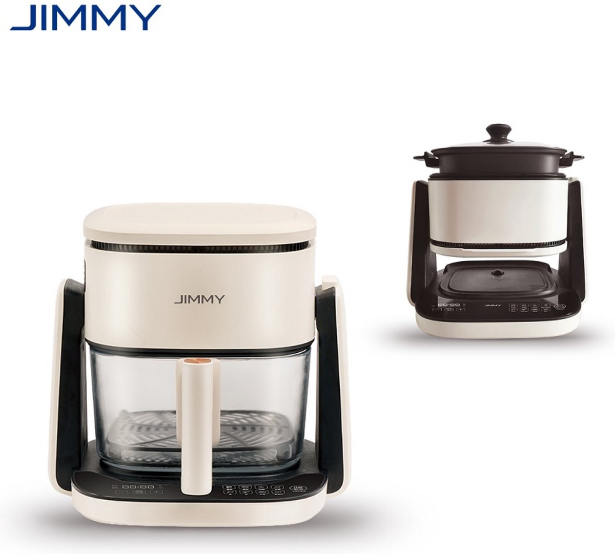 JIMMY multifunctionele air fryer grill en air fry 2-in-1 air fryer