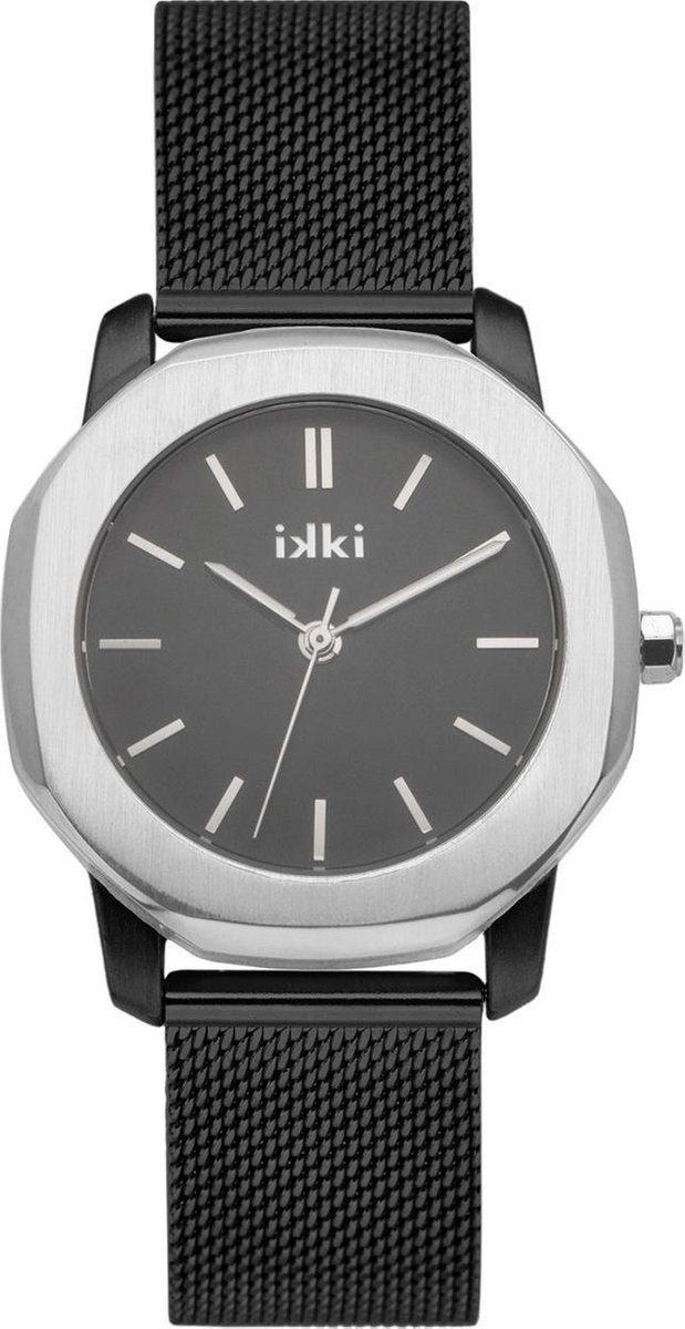 IKKI VIRGIL VR6 Horloge - Zwart/Zilver