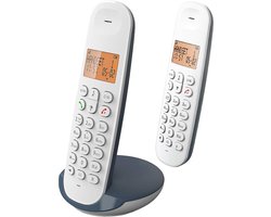 ApexArte® Huistelefoon - Senioren Telefoon Vaste Lijn - GSM - Wit