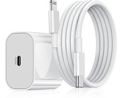 20W USB-C Lader + 1m Kabel – Snellader voor Apple iPhone, iPad