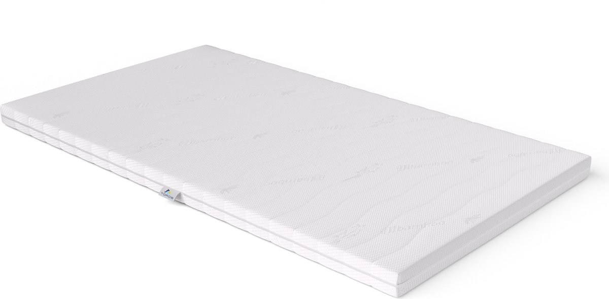 Toros Bedden 200x200 Topmatras - 9cm dik - HR 45 Premium Bamboe Deluxe - Afritsbaar en wasbaar - Topper Matras Topdek - Climate Motion Control