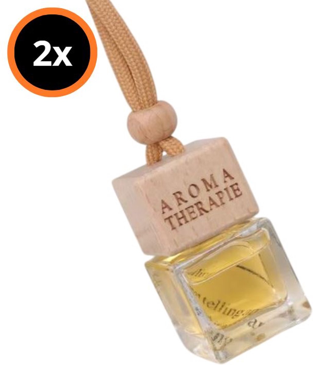 Goedkoopste Reqz Products Autoparfum Set van 2 Stuks - Keulen/Cologne geur - Luchtverfrisser - Auto Geurverfrisser