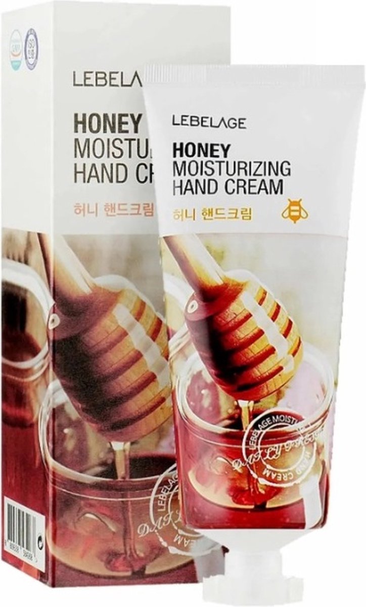 Goedkoopste LEBELAGE - Handcrème met Honingextract 100 (ml.) | Honing Handcrème voor Droogheid | Honey Moisturizing Cream |