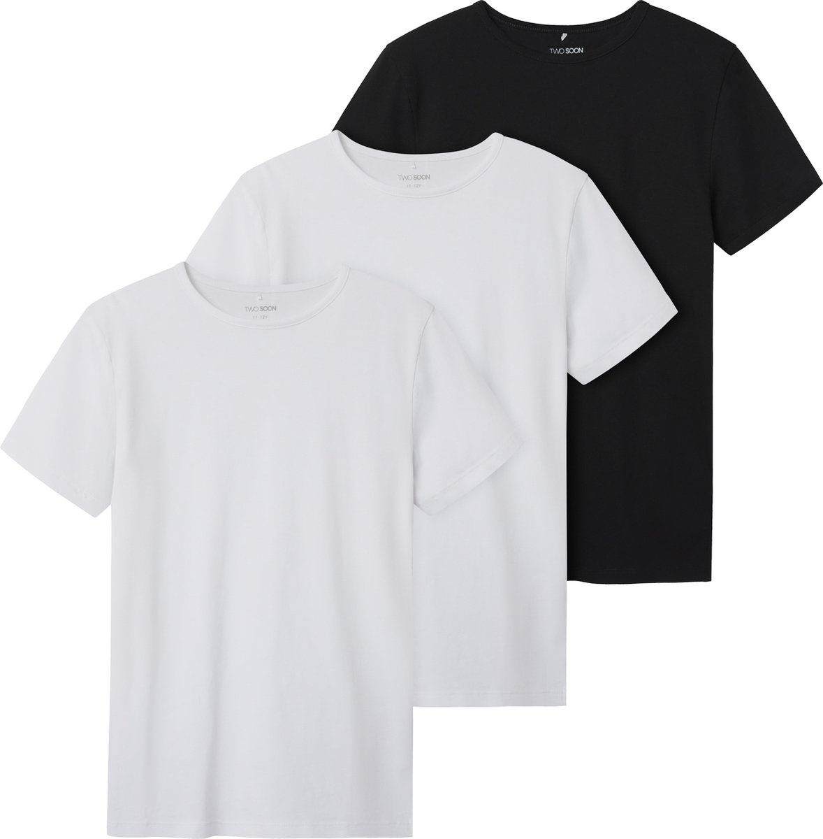 NAME IT - TKMT-SHIRT 3P SOLID NOOS - Jongens - T-shirts