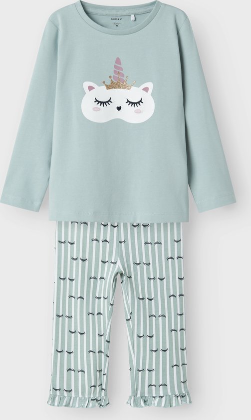 Name it Pyjama Filles Yeux Gris Brume - NMFRANDA - Taille 110