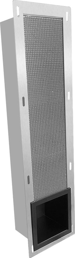 Porte-rouleau de rechange encastrable noir mat sans valve