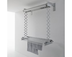 Foxydry Air 122 cm electrisch plafonddroogrek wandmontage - 122 X 57 X 30 cm
