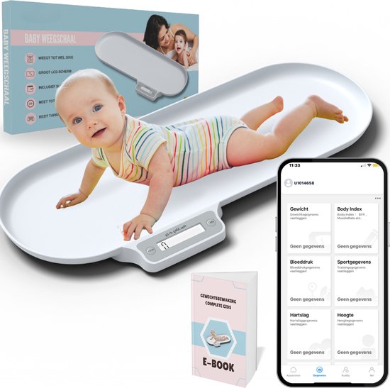 Baby Weegschaal - Inclusief E-BOOK