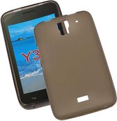 TPU Backcover Case Hoesje voor Huawei Ascend Y360 Grijs