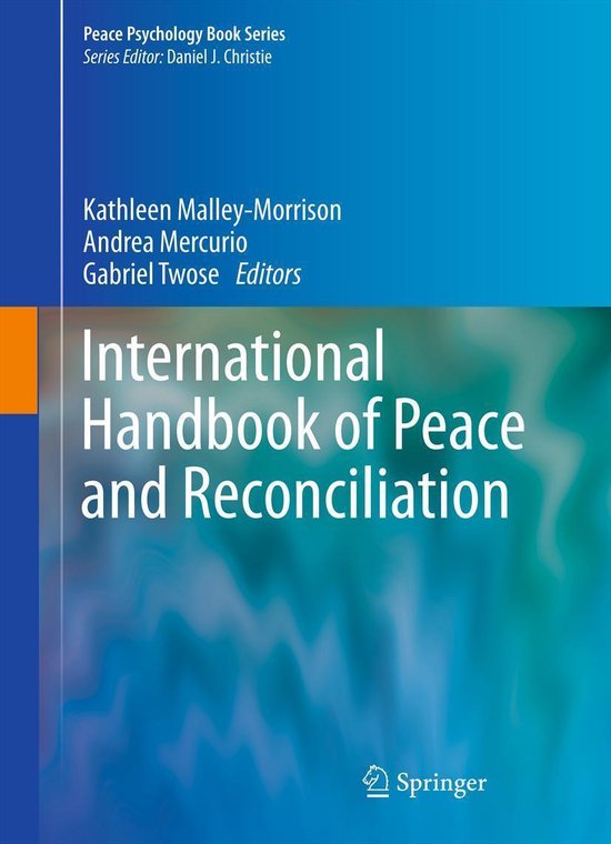 Peace Psychology Book Series 7 - International Handbook of P ... - cover