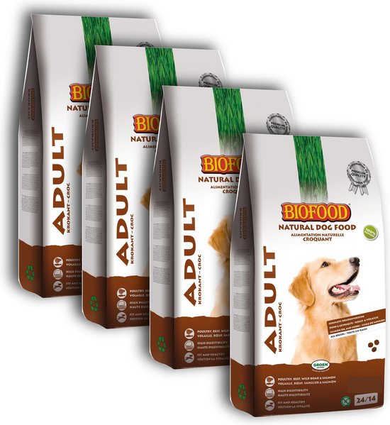 BF Petfood Krokant Hondenvoer - 4 x 3 kg - Voordeelverpakking