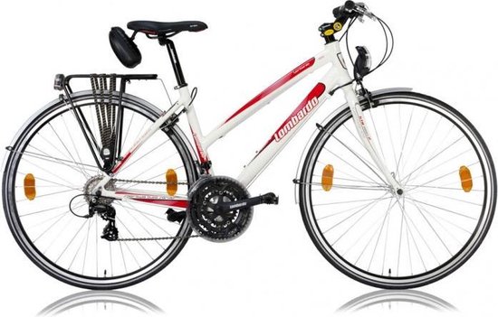 mengsel Boren antenne Lombardo Verbania 1000 - Sportfiets - Dames - 24V - 44 cm - Wit | bol.com