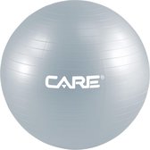 Care Fitness - Fitnessbal - ⌀55 Cm Grijs - Inclusief pomp - PVC - Yoga/Pilates/Functional Fitness