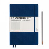 Leuchtturm1917 Notitieboek Navy Blue - Medium - Geruit