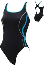 Aqua Sphere Ursula - Badpak - Dames - 40 - Zwart/Turquoise