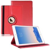 iPad (2017) 9.7 - 5e Generatie Hoes 360 Graden Multi-Stand Case Draaibaar - Rood