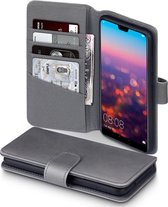 Huawei P20 hoesje - CaseBoutique - Grijs - Leer