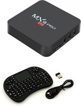 MXQ PRO 4K Android TV Box Kodi + Rii i8 Draadloos Toetsenbord