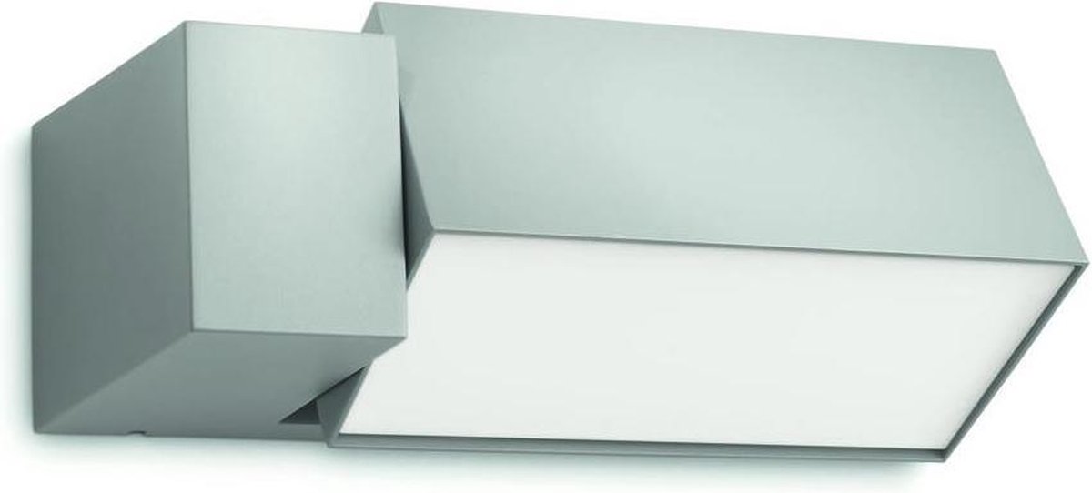 Philips myGarden Border - Wandlamp - 1 Lichtpunt - grijs - 1 x 1430lm