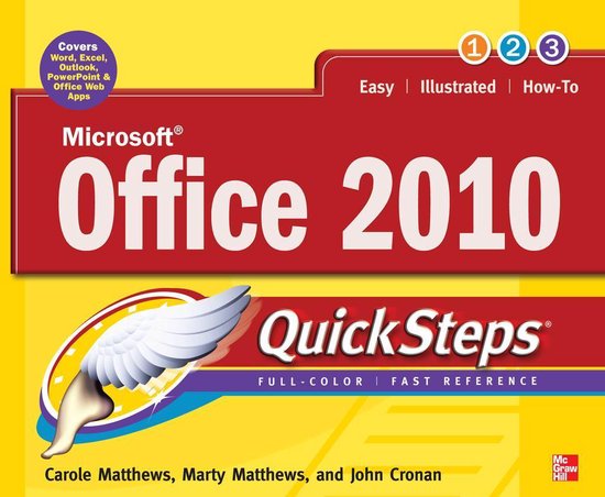 Microsoft Office 2010 Quicksteps - cover