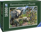 Ravensburger puzzel Wildlife - Legpuzzel - 18000 stukjes met grote korting