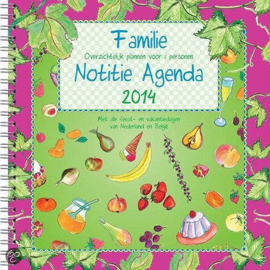 Cover van het boek 'Familie notitie agenda zakformaat 'Fruit' 2014'