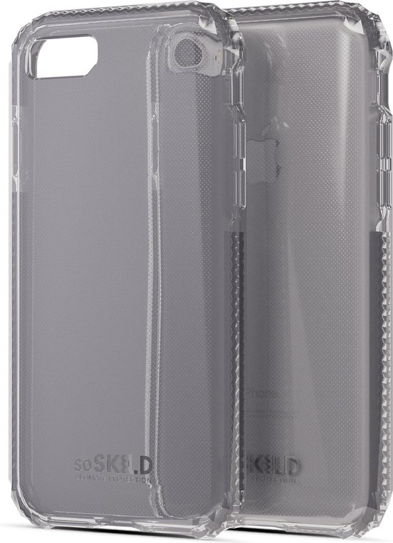 verdrievoudigen spreken vee SoSkild - iPhone 8 Hoesje - Back Case Defend Transparant | bol.com