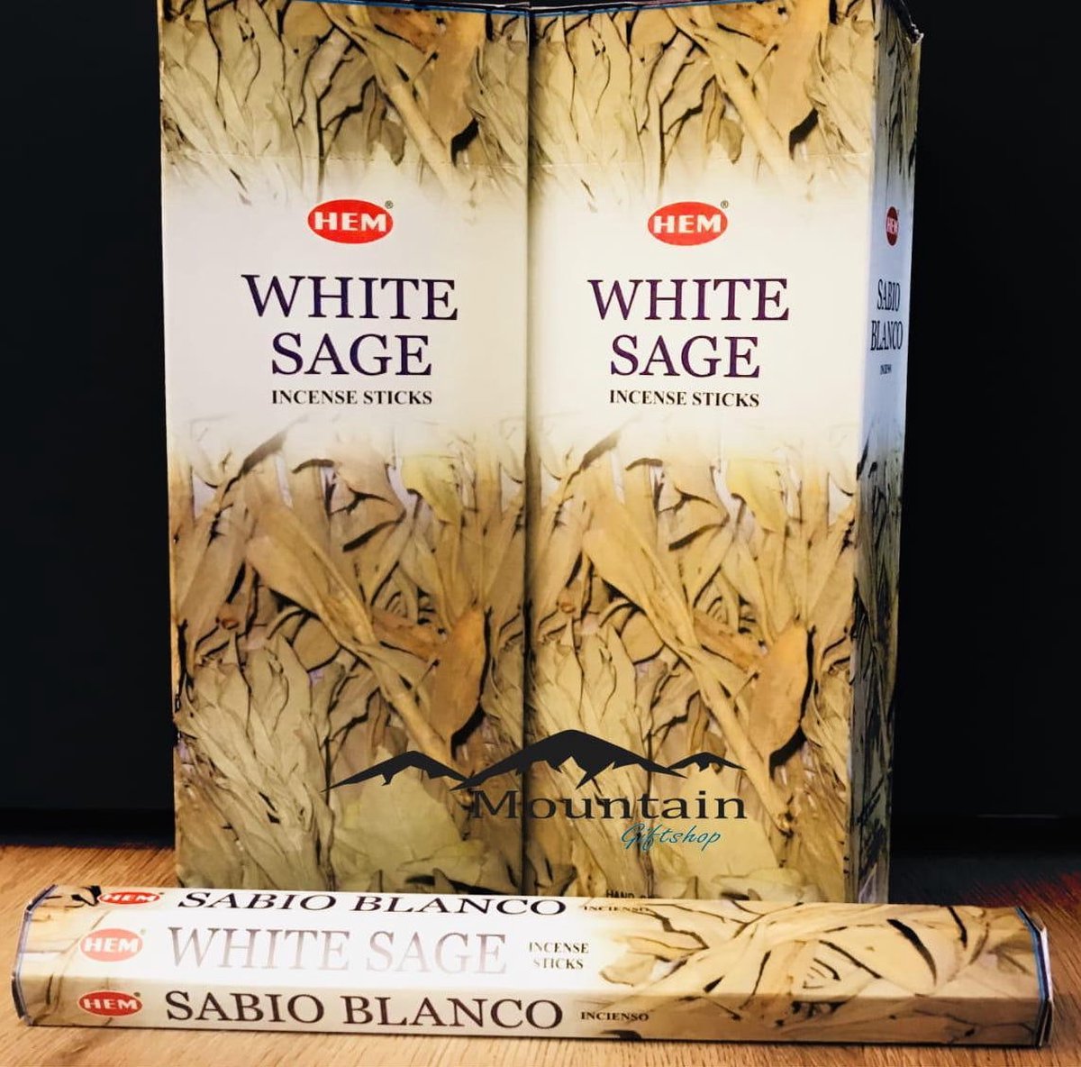 White sage / witte salie wierook (HEM) 1 doos a 6 pakjes