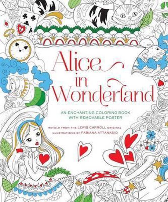 Alice in Wonderland Coloring Book | 9781454920892 | Boeken | bol.com