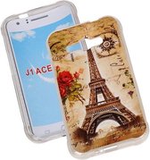 Eiffeltoren TPU Cover Case voor Samsung Galaxy J1 Ace Cover