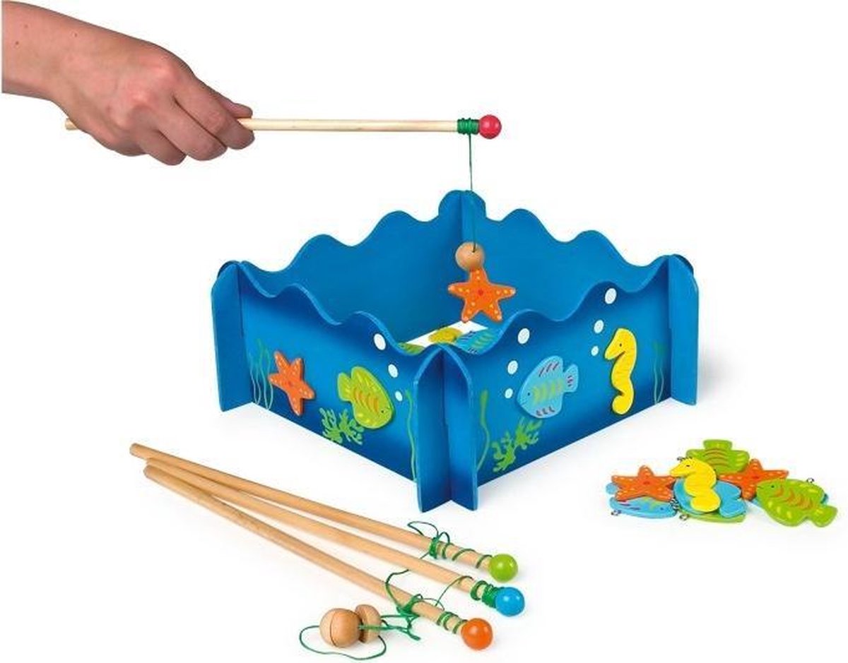 Small Foot - Houten Vishengelspel Oceaan