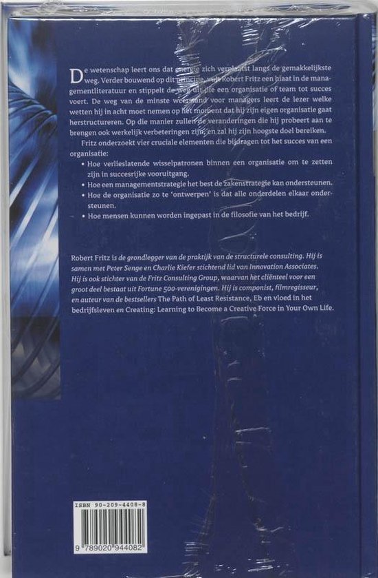 Weg van de minste weerstand voor managers, R. Fritz 9789020944082 Boeken Weg van de minste weerstand voor managers, R. Fritz 9789020944082 Boeken