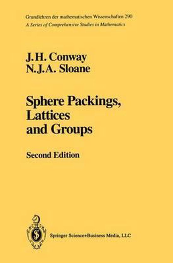 Sphere Packings, Lattices and Groups - cover