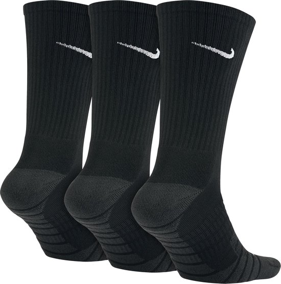 Chaussettes Nike Dry Cushioned Crew - Taille 46-50 - Unisexe - Noir